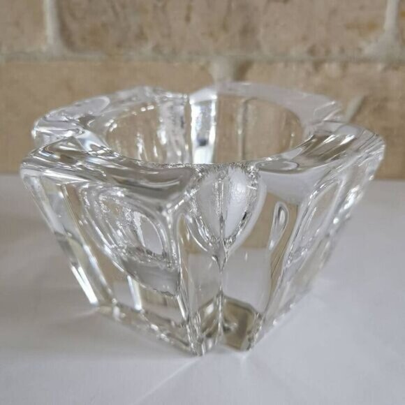 Orrefors Crystal Votive MAX Series Tealight Candle Holder Sweden Glass Design - Picture 1 of 8